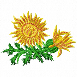 Flowers And Tree Embroidery Design 12 Flowers And Tree Embroidery Design 12